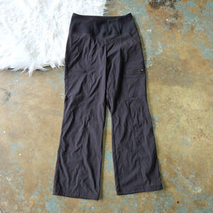 Lucy Activewear Get Going Pants Size S Black Straight Leg Zip Pocket Pull On